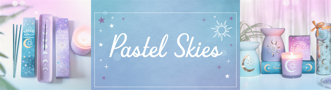 Shop Our Pastel Skies Celestial Range >