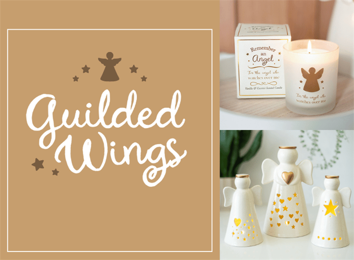 Shop Our Guilded Wings Angel Range >