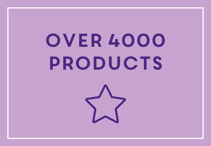 Over 4000 Products Available