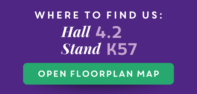 Where to Find Us: Hall 4.2, Stand K57 - Open Ambiente Floorplan Map