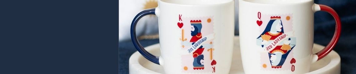 Wholesale gifts for couples including mug sets, decorative signs and romantic keepsakes. Perfect for weddings, engagements and anniversaries. No minimum order.