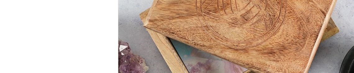 Wholesale small storage solutions including boxes and tins for home organisation. Available in a variety of styles and price points. Ideal for homeware and gift shops. No minimum order and worldwide shipping.