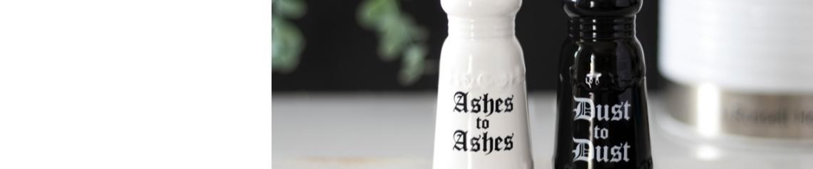 Gothic homeware from the Dark Matter collection, perfect for haunted homes and lovers of the macabre. Includes spooky decor for every room, from kitchen accessories to eerie ornaments. Ideal for gothic retailers and Halloween ranges. No minimum order, ships worldwide.