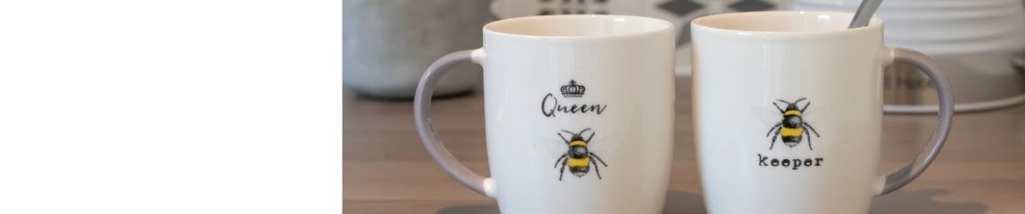 Bee-themed gifts and cheerful homeware from the Bee Happy collection. Includes oil burners, sentiment signs and mugs designed to spread positivity. Great for gift shops and wellbeing retailers. No minimum order, ships worldwide.