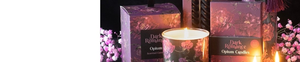 Wholesale Dark Romance gothic homeware and gift collection. Luxurious midnight rose and velvet inspired designs for dark interiors with floral decadence. No minimum order and worldwide shipping.