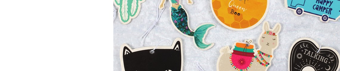 Exclusive wholesale air fresheners for cars and homes in a variety of fun, quirky and themed designs. Perfect for retail displays with no minimum order and worldwide delivery.
