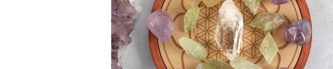 Wholesale crystals including rough stones, tumblestones, pendulums and energy cleansing sets. Perfect for spiritual, holistic and gift retailers. No minimum order and worldwide shipping.