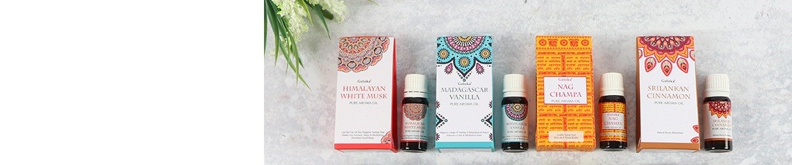 Goloka incense cones, fragrance oils and resins made using traditional methods in India. Known for their rich, long-lasting scents like Madagascar Vanilla and Himalayan White Musk. A trusted brand in aromatherapy and spiritual fragrance. Ideal for gift shops, wellness stores and metaphysical retailers. No minimum order, ships worldwide.