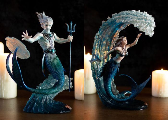 Anne Stokes Water Figurines