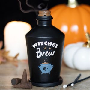 Bruciatore per coni di incenso a forma di fiaschetta di pozione magica