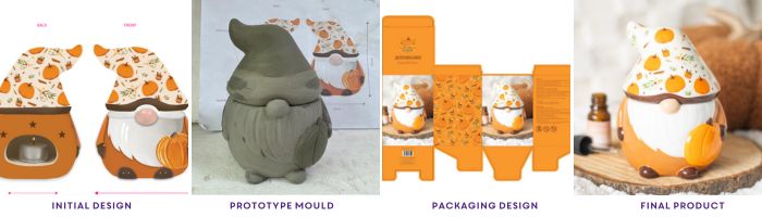 Bruciatore di oli essenziali Gonk "Autumn Days"