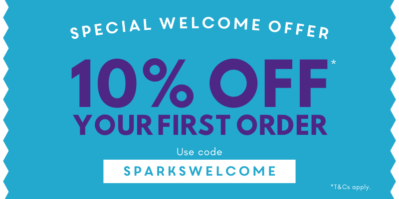 10% Off Your First Order With Code SPARKSWELCOME
