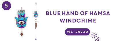 Hand of Hamsa Windchime Wholesale Hand of Hamsa Windchime Wholesale