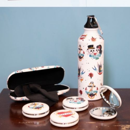Wholesale Tattoo Themed Water Bottlle