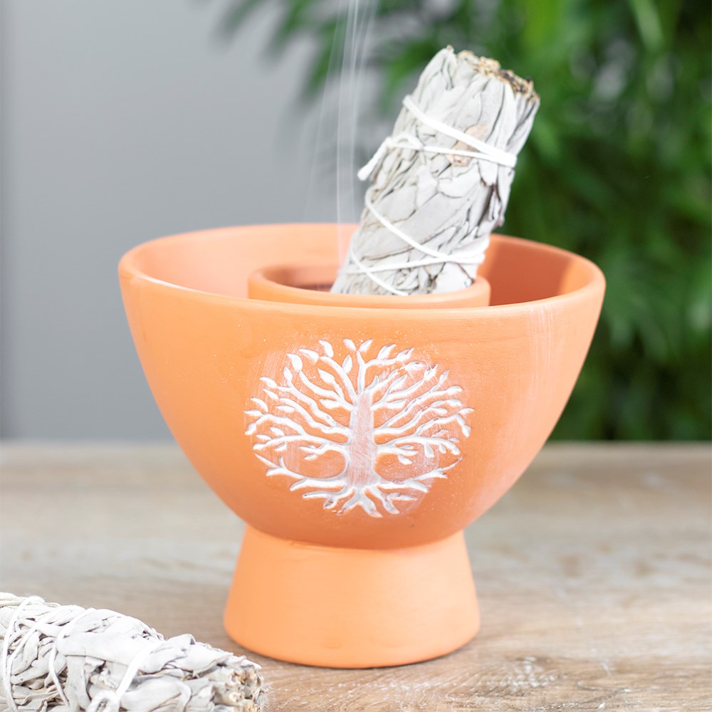 Tree of Life Smudge Bowl