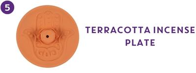 Terracotta Incense Holder Plates