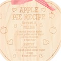 Apple Pie Recipe Serving Board