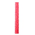 Set of 4 Red Debossed Taper Candles