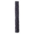 Set of 4 Black Debossed Taper Candles