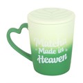 Tazza "Matcha Made in Heaven" con coperchio e sottobicchiere