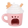 Pink Gingerbread Latte Oil Burner and Wax Warmer