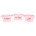 3 kpl:n Sugarplum Bakery -välipalakulhosarja