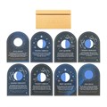 Set of 8 Moon Phase Cards with Wooden Stand