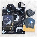 Set of 8 Moon Phase Cards with Wooden Stand
