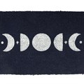 Dark Blue Moon Phase Doormat