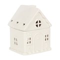 White Gingerbread House Oil Burner