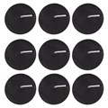 Pack of 9 Opium Scented Black Tealights