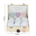 Lucky Crystal Heart Sentiment Stone