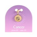 Cancer Gold Tone Zodiac Sign Charm