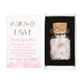 Jar of Love Rose Quartz Crystal in a Matchbox