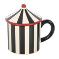 Black Striped Circus Tent Mug
