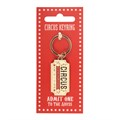 Admit One to the Abyss Circus Ticket Keyring