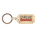 Admit One to the Abyss Circus Ticket Keyring