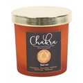 Sacral Chakra Orange Crystal Chip Candle