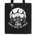 Girls Will Be Girls Witchy Polycotton Tote Bag