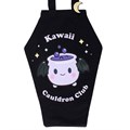 Kawaii Cauldron Club Coffin Shaped Tote Bag with Enamel Pin Badge