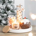 Christmas Pudding Scented Advent Tube Candle