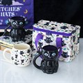 Cute and Creepy Cat Print Lunch Bag