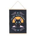 In My Witch Era Bat Cat Fabric Wall Hanging