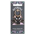 In My Witch Era Cat and Moon Enamel Keyring