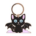In My Witch Era Cat and Moon Enamel Keyring