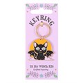 In My Witch Era Cat Enamel Keyring