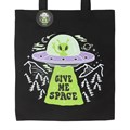 Borsa tote "Give Me Space Alien UFO"