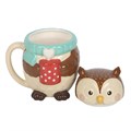 Oliver Owl Lidded Mug