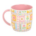 Floral Patchwork Print Mug