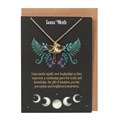 Luna Moth Necklace Greeting Card
